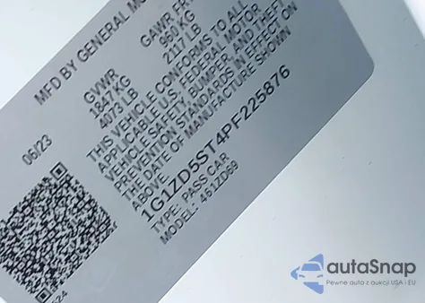 2023 Chevrolet Malibu Fwd 1Lt from USA, damaged, VIN 1G1ZD5ST4PF225876